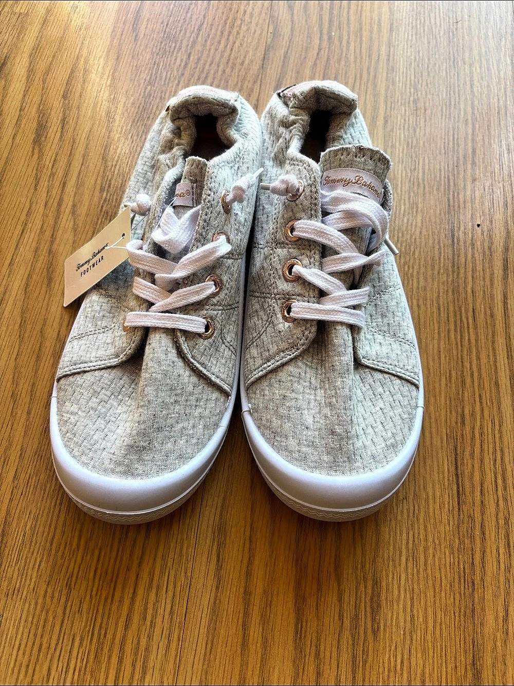 Tommy Bahama Flint Knit Jogger Memory Foam Slip On Sneaker Sneakers Beige